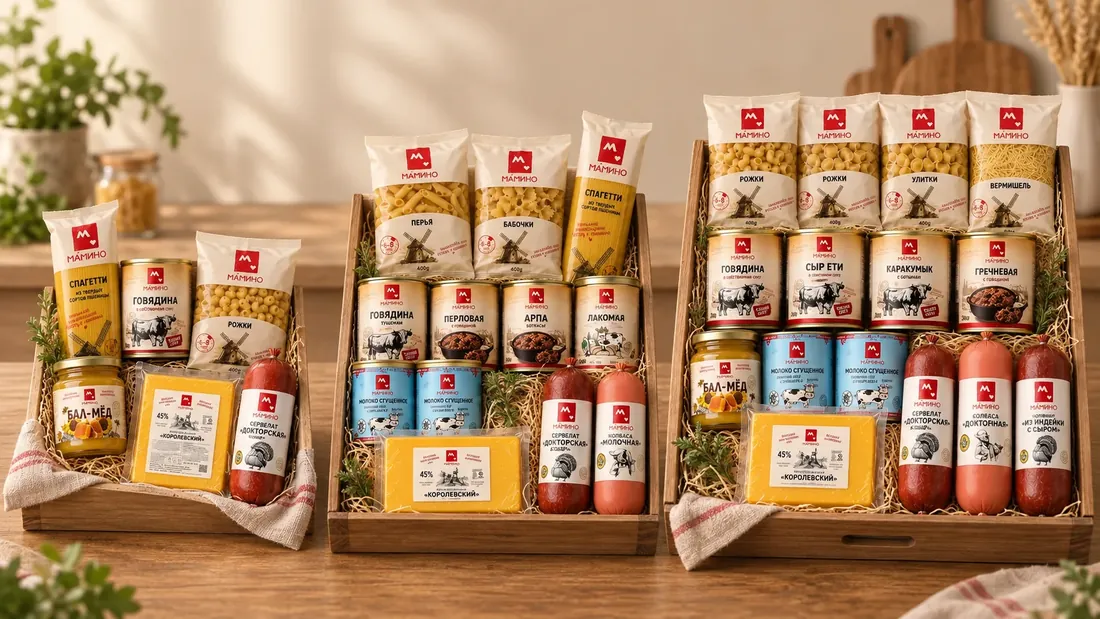 Готовые продуктовые сеты МАМИНО